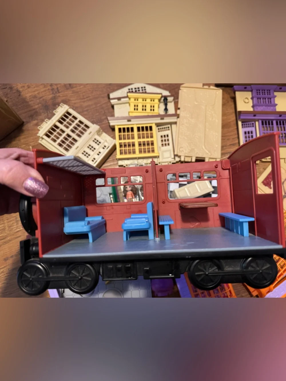 Harry Potter Diagon Alley playset lights & sounds plus Hogwarts express & misc